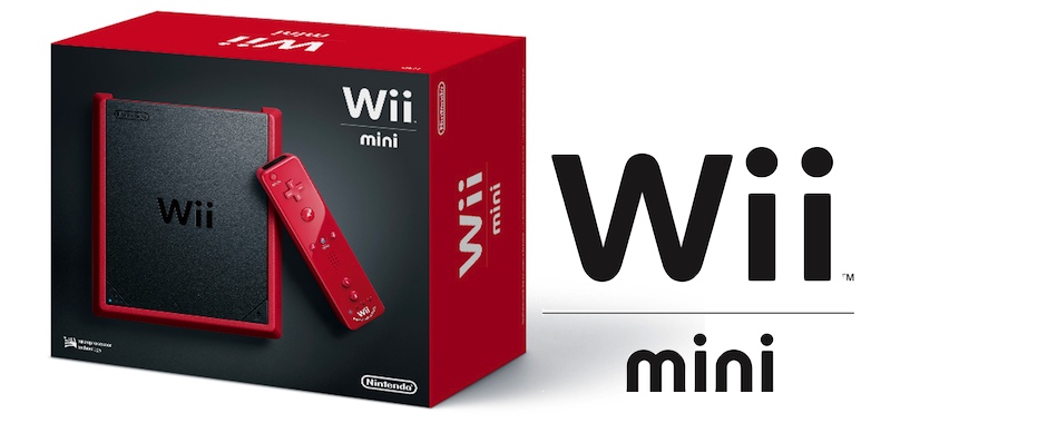 Wii Mini with Mario Kart Wii Game - Red