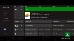 Xbox One - TV Listings