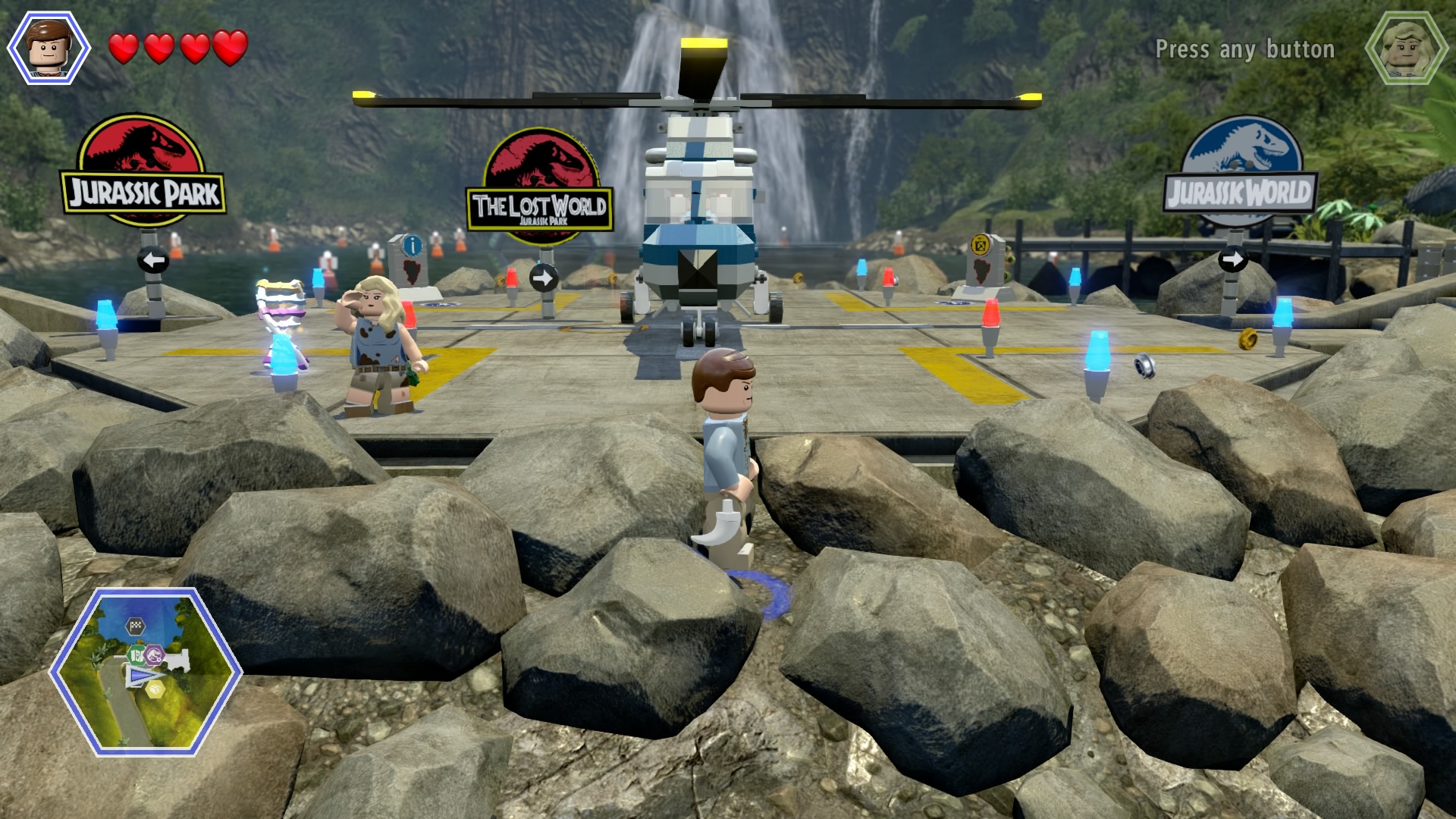 use ps3 controller lego jurassic world pc